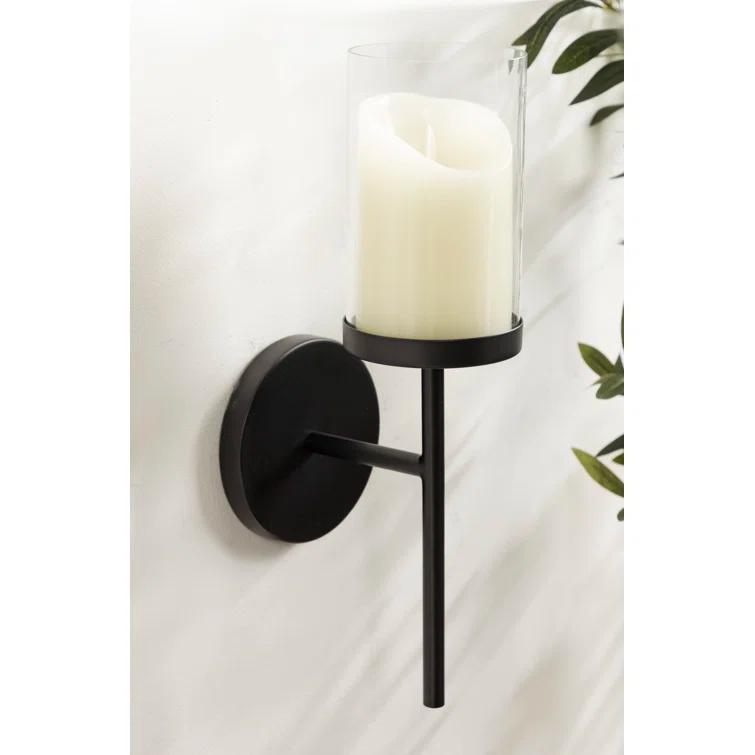 Kate and Laurel Blaise 14.0'' H Metal Wall Wall Sconce