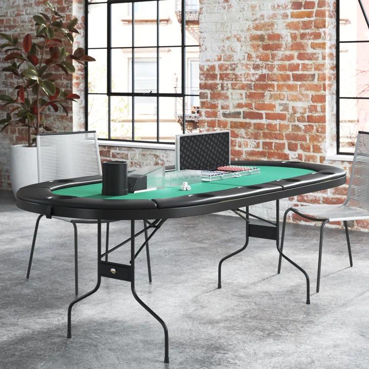 Fat Cat 10 - Player Rubberwood Poker Table & Reviews | Wayfair