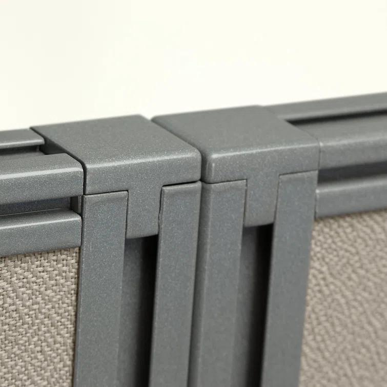 Bush Business Furniture Easy Office Rectangle 1 Person Cubicle with Cable Management