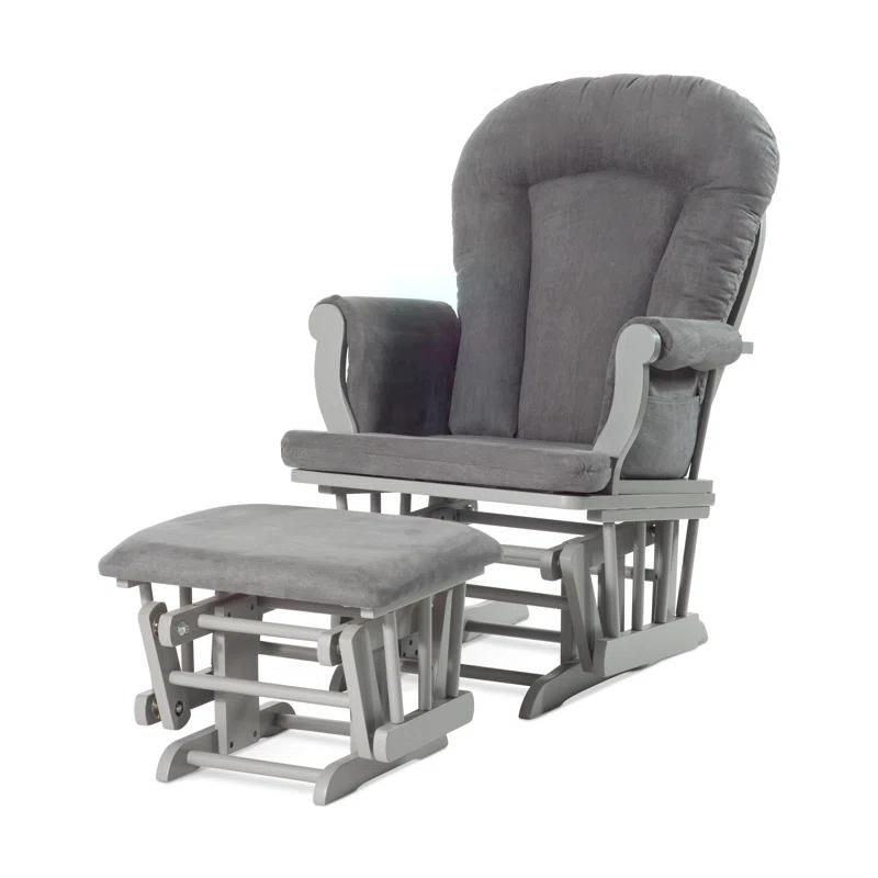 Child Craft Cozy Glider Rocker and Ottoman