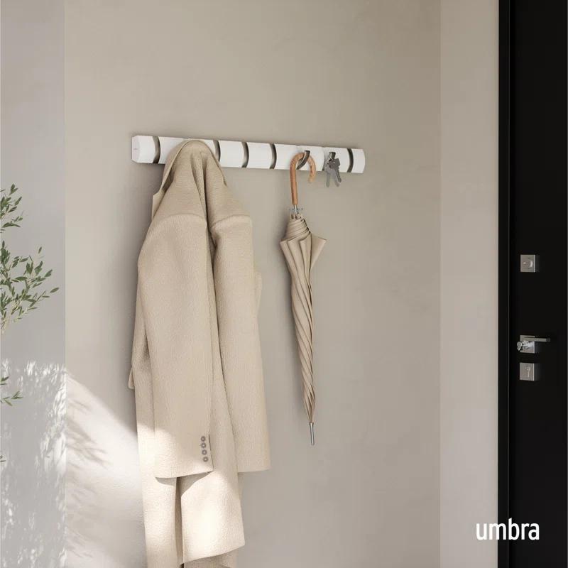 Flip 8 - Hook Solid Wood Coat Rack