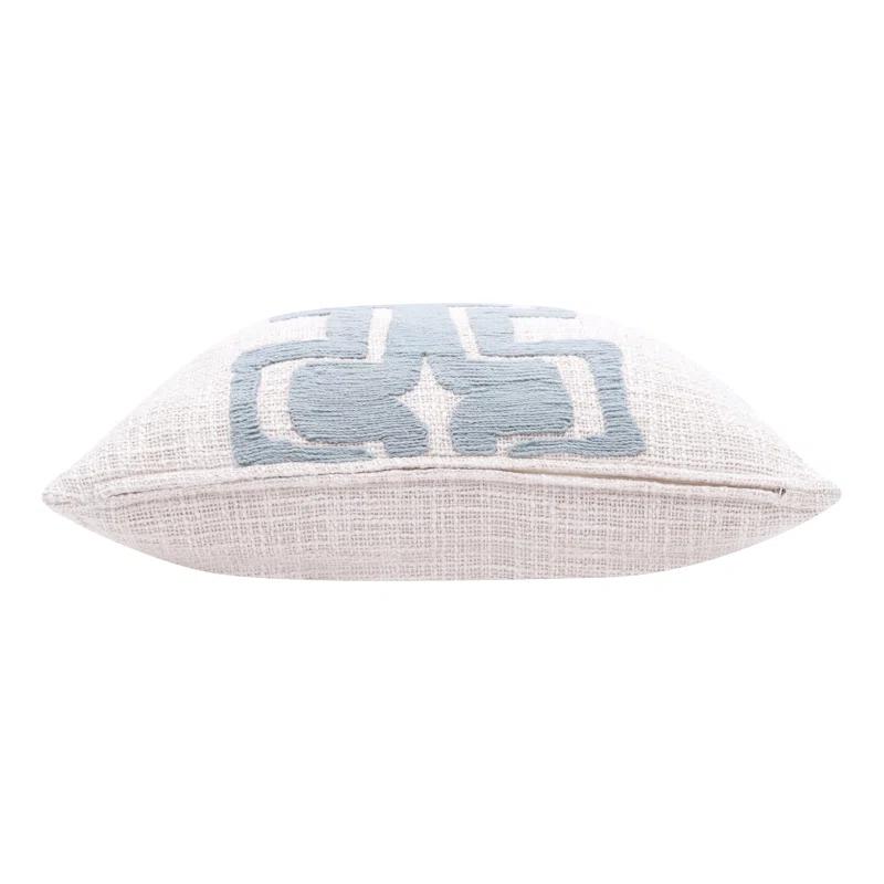 Stacy Garcia Home Geometric Handmade Cotton Wool Blend Decorative Throw Pillow
