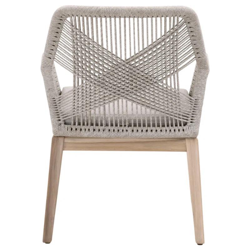 London Indoor / Outdoor Dining Arm Chair - Taupe