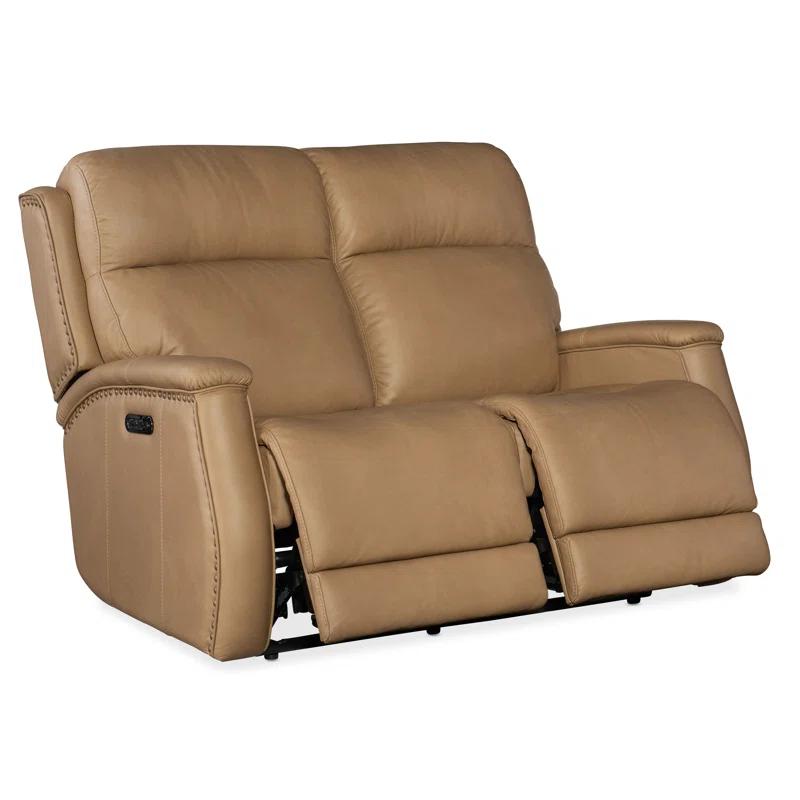 Hooker Furniture Rhea Zero Gravity Power Recline Loveseat with Power Headrest