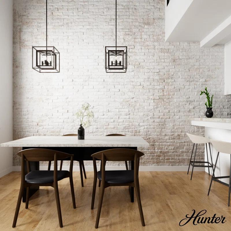 Doherty 4 - Light Rectangle 12 inch Pendant