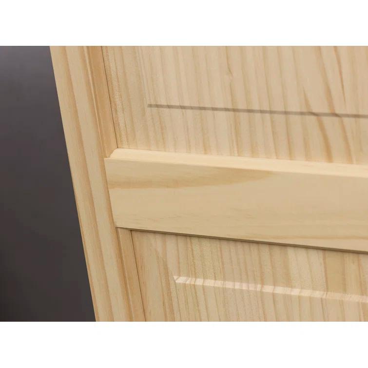 LTL Home Products Pinecroft Raised Panel Wood Exterior Shutters (Set of 2)