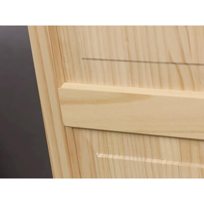 LTL Home Products Pinecroft Raised Panel Wood Exterior Shutters (Set of 2)