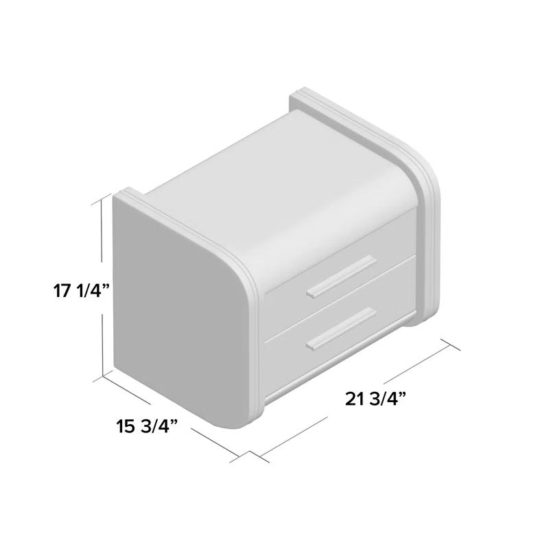 Orren Ellis Ossafa 21.7'' W Nightstand