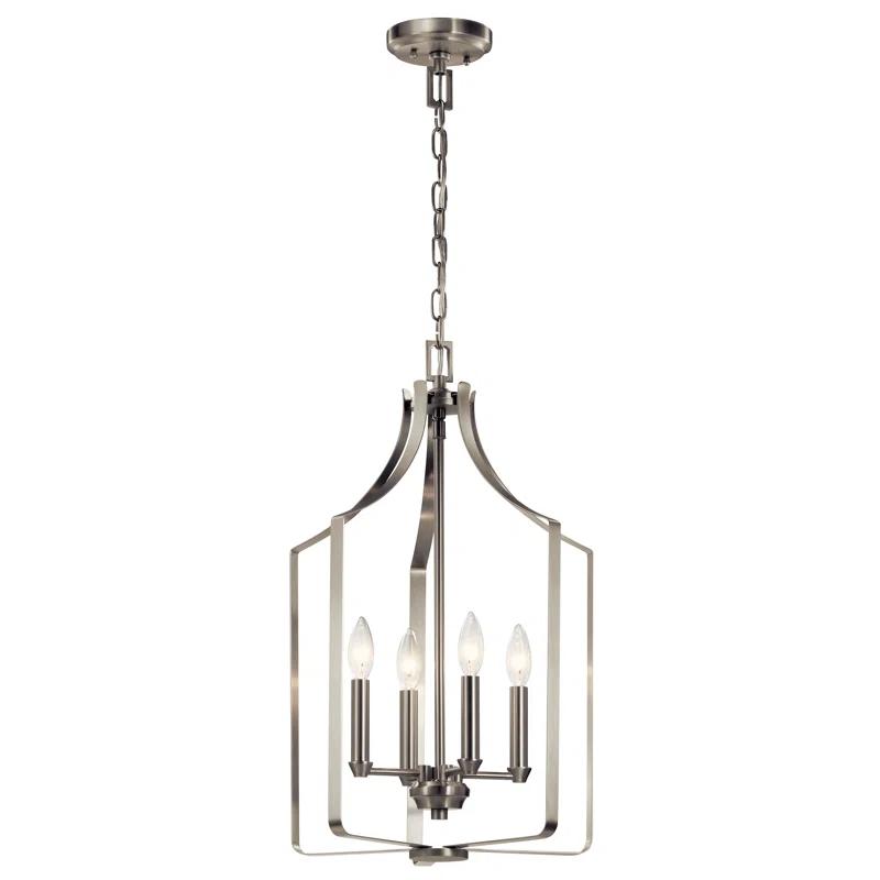 Mericle 4 - Light Lantern Geometric Chandelier