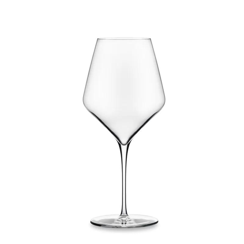 Greenwich Signature Angular Bowl 16-Ounce Wine Glasses Set of 4