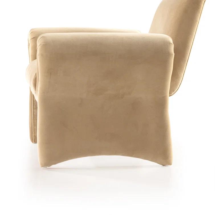 Fenella Accent Chair - Camel Velvet