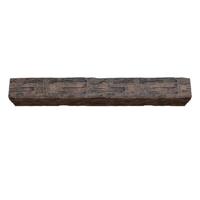 Ekena Millwork Salvaged Timber HeritageTimber Faux Wood 3-Sided Ceiling Beam (U-Beam)