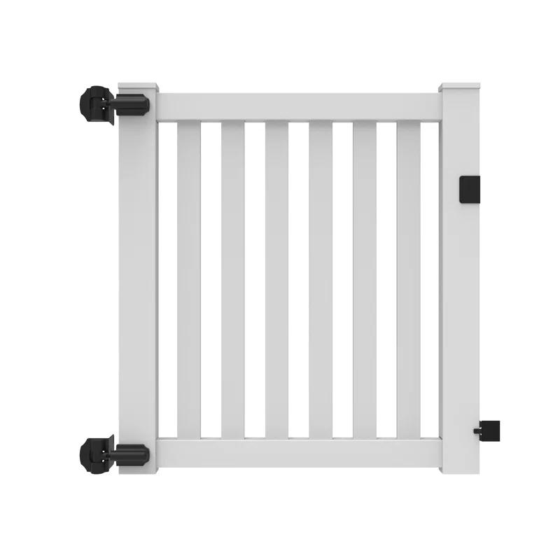 Barrette Outdoor Living White Vinyl Gate