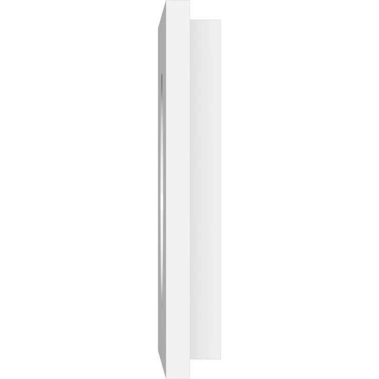 Ekena Millwork 32"W x 16"H x 7"ID x 11"C x 1"P Rectangle Architectural Grade PVC Contemporary Ceiling Medallion CMP12X6RE-04000