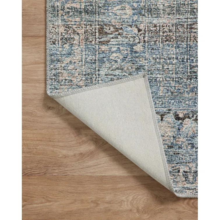 Amber Lewis x Loloi Amber Lewis x Loloi Billie Denim / Blush Area Rug