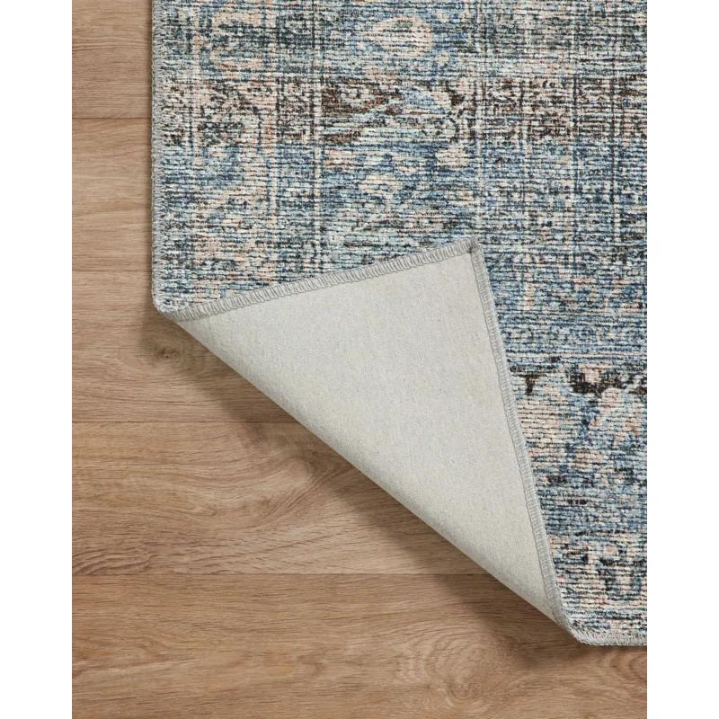 Amber Lewis x Loloi Amber Lewis x Loloi Billie Denim / Blush Area Rug