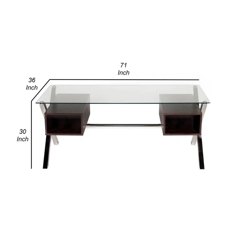 Benjara 71'' W Rectangle Writing Desk