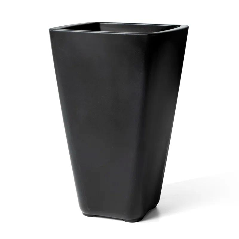 Step2 Bridgeview Square Tall Tapered Plastic Outdoor Planter & Reviews | Wayfair