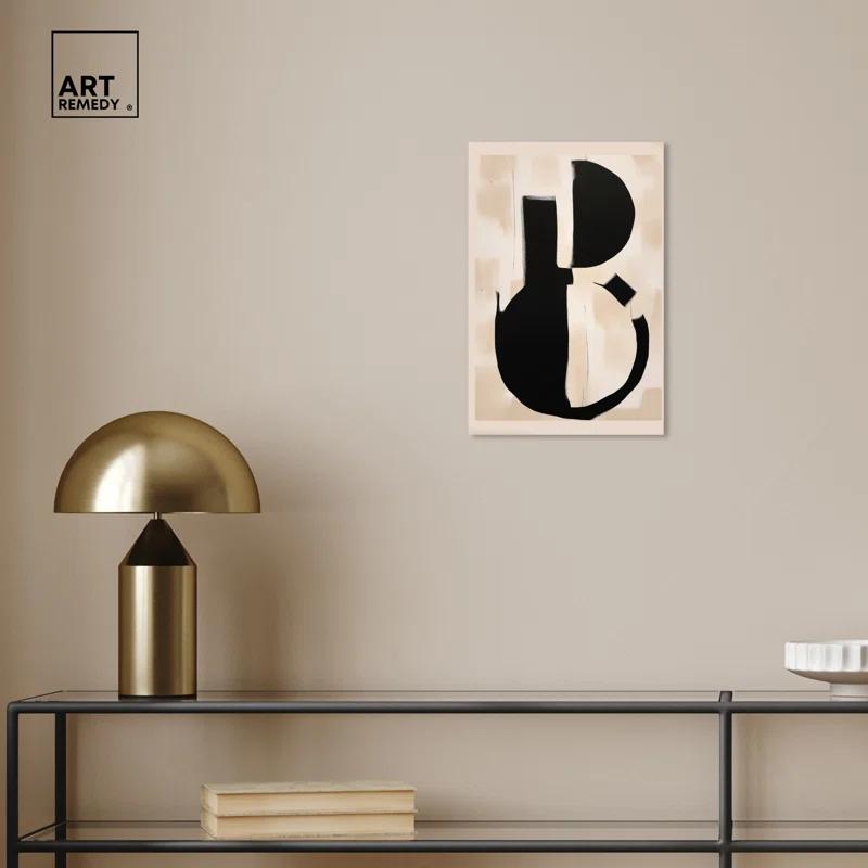 Art Remedy Find The Key Abstract Shapes Trendy Wall Art by Art Remedy
