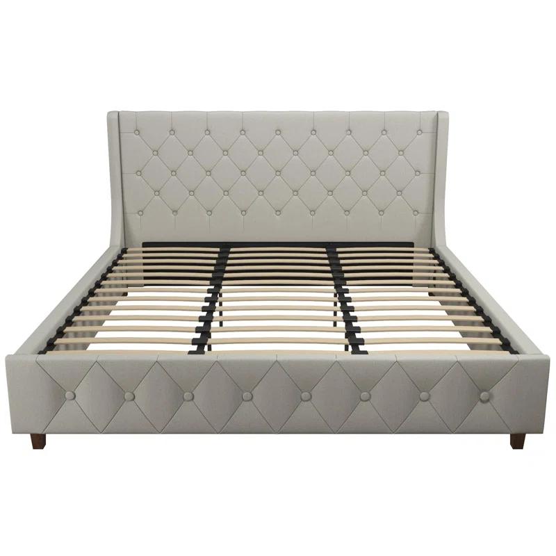 CosmoLiving by Cosmopolitan Mercer Tufted Upholstered Platform Bed
