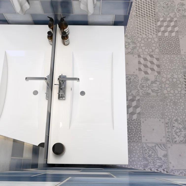 MEJE 36'' Ceramic Single Bathroom Vanity Top with Sink