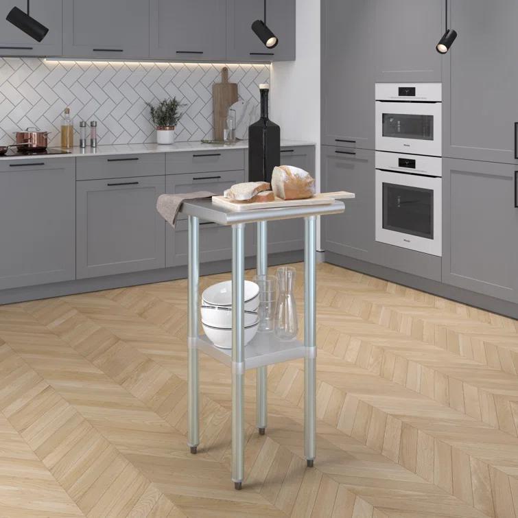 Amgood 18 in. x 18 in. Stainless Steel Table