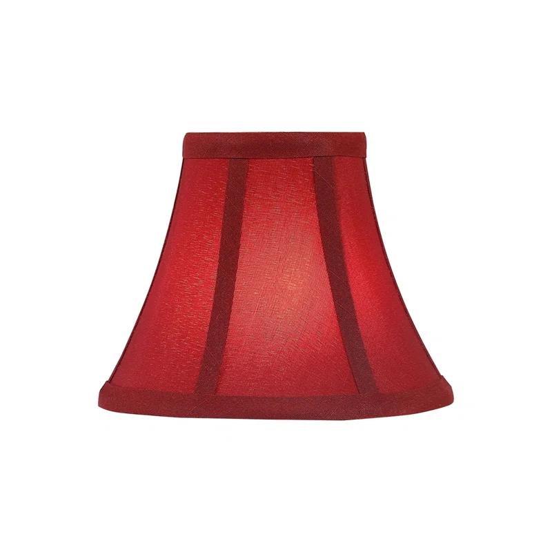 Aspen Creative Corporation 5'' H Faux Silk Fabric Bell Lamp Shade (Set of 6)