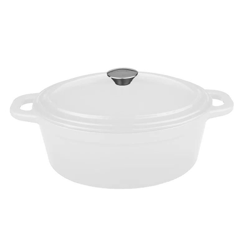 BergHOFF BergHOFF International Neo 8qt Cast Iron Oval Covered Dutch Oven