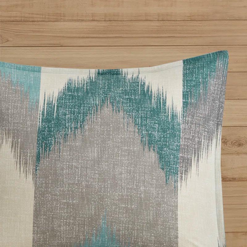 INK+IVY Alpine Printed Cotton Duvet Cover Set