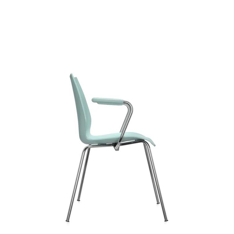 Kartell Maui Stackable Plastic Seat Waiting Room Chair (Set of 2)