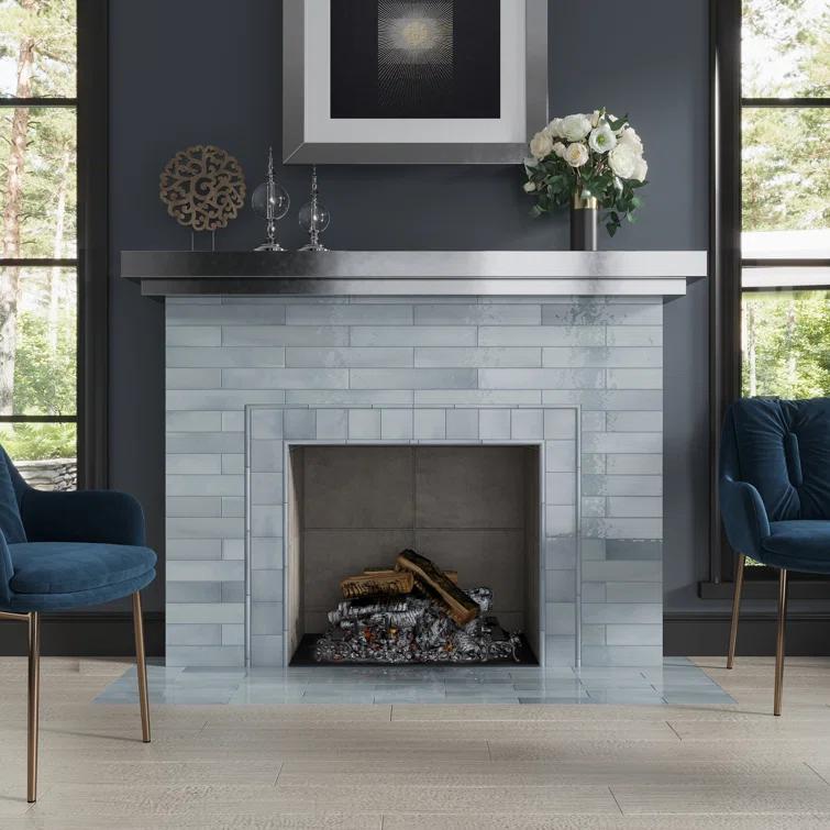 Apollo Tile Silken 7.9'' L x 0.5'' W Ceramic Round Tile Trim (Set of 10)