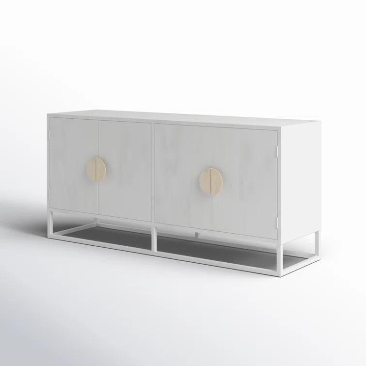 Butler Specialty Lennasa White  Wooden Sideboard