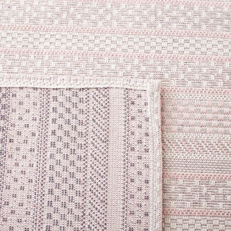 Martha Stewart Rugs Martha Stewart 412 100% Cotton Striped Rug