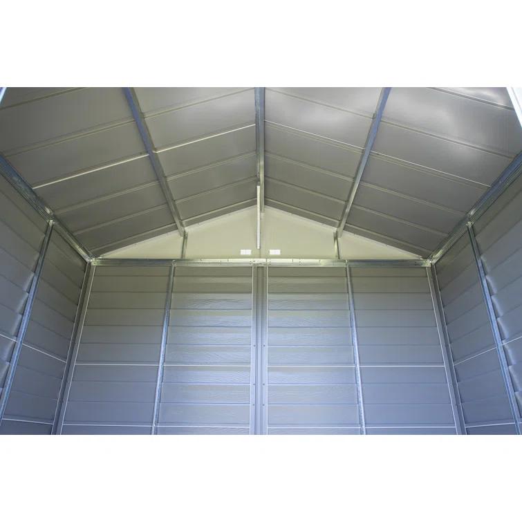Arrow 8 ft. W x 8 ft. D Galvanized Steel Storage Shed