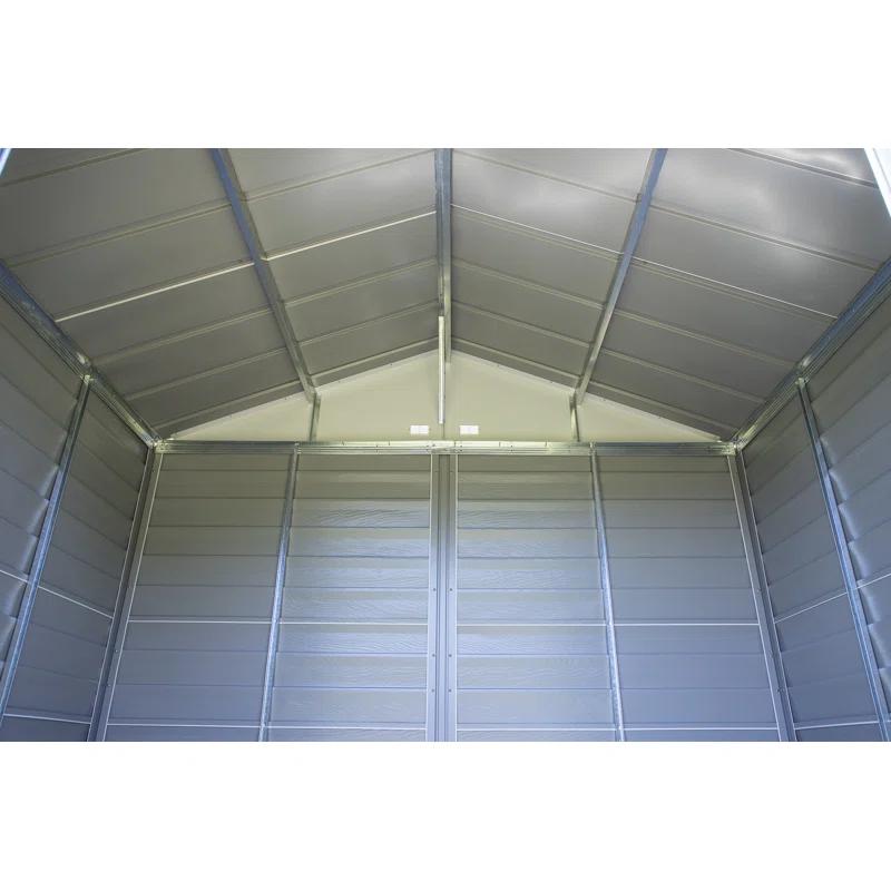 Arrow 8 ft. W x 8 ft. D Galvanized Steel Storage Shed