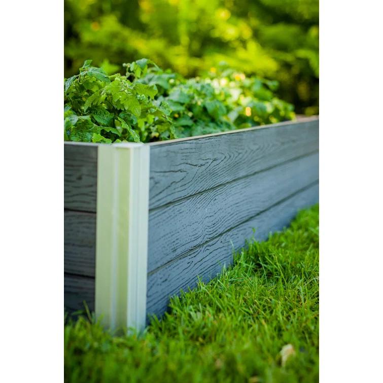 Vita Urbana 4 ft x 4 ft Vinyl Raised Garden Bed