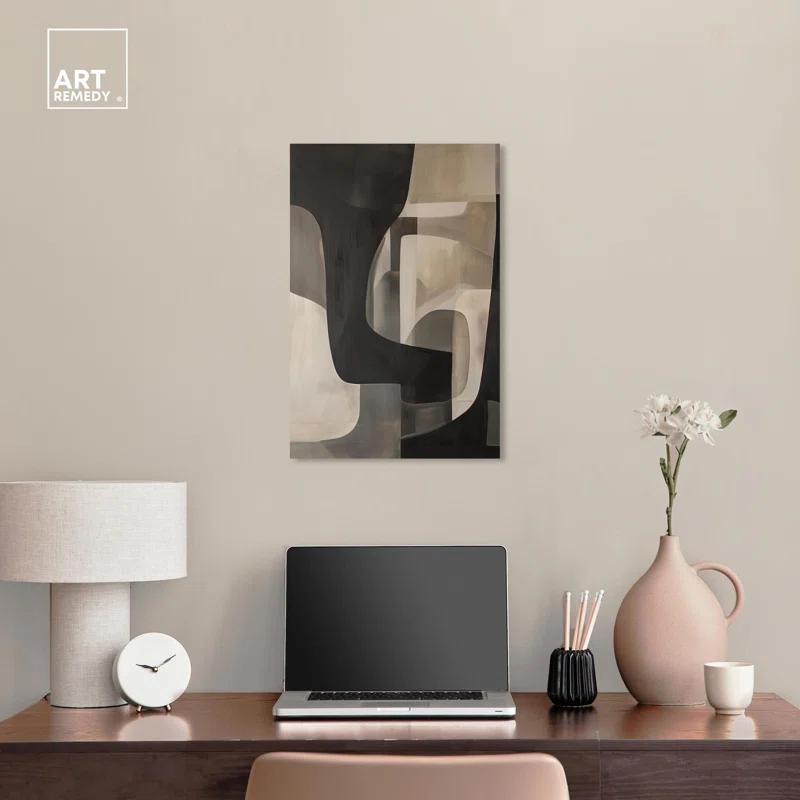 Art Remedy Portal Canvas Modern Neutral Wall Art by Art Remedy