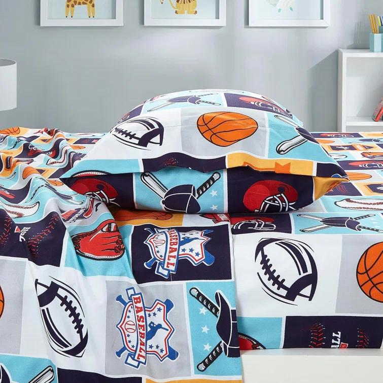 Chezmoi Collection Microfiber Sports Sheet Set