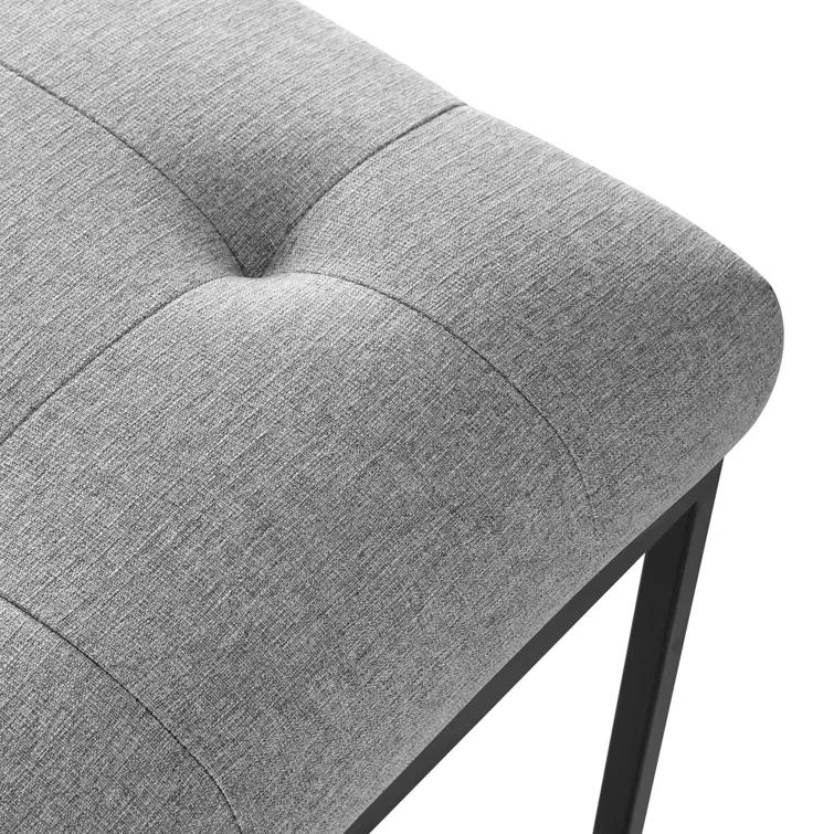 Modway Privy Black Stainless Steel Upholstered Fabric Dining Chair by Modway