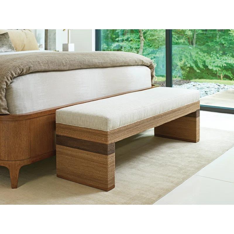Tommy Bahama Home Palm Desert Rosemead Wicker Bench