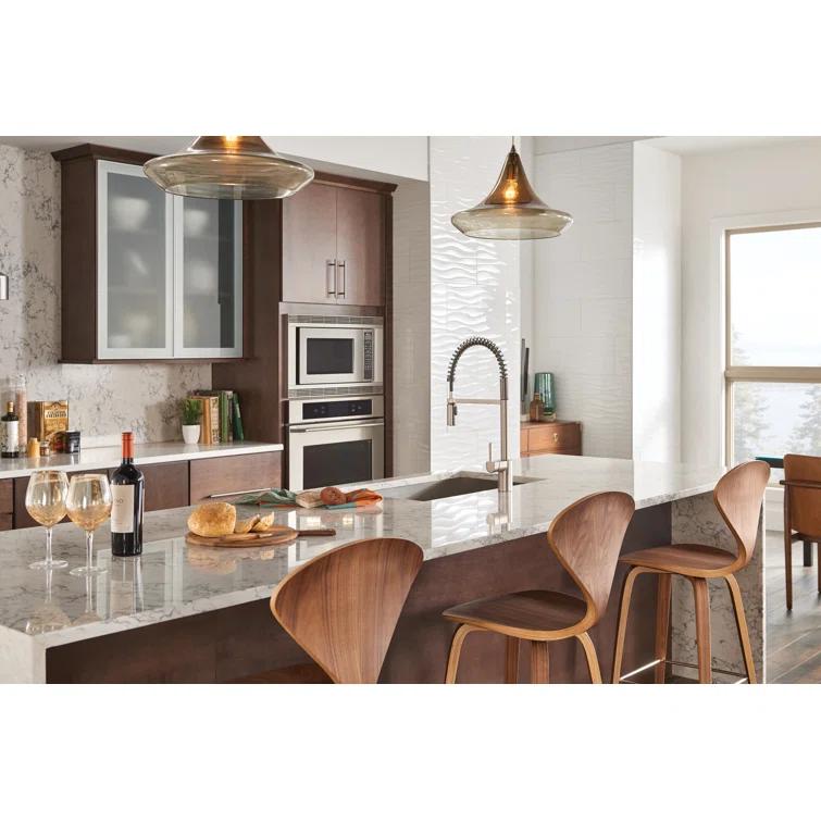 Moen Align MotionSense Wave Single Handle Spring Pulldown Kitchen Faucet with Power Clean Technology