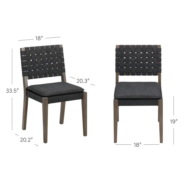 Nathan James Upholstered Stool