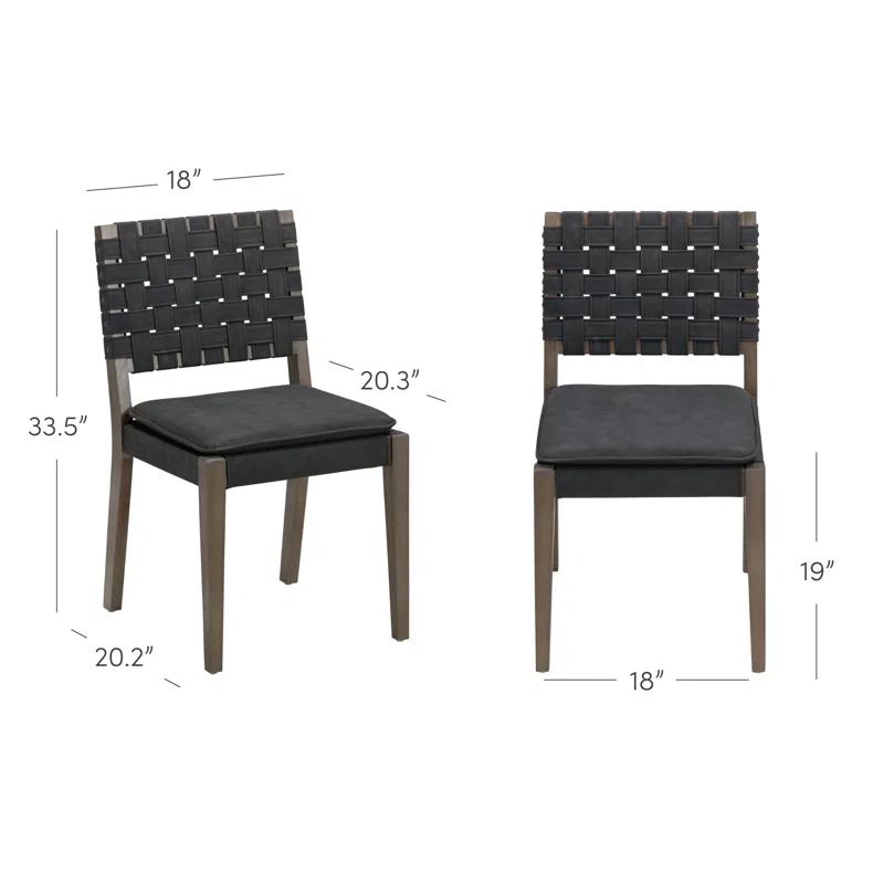 Nathan James Upholstered Stool