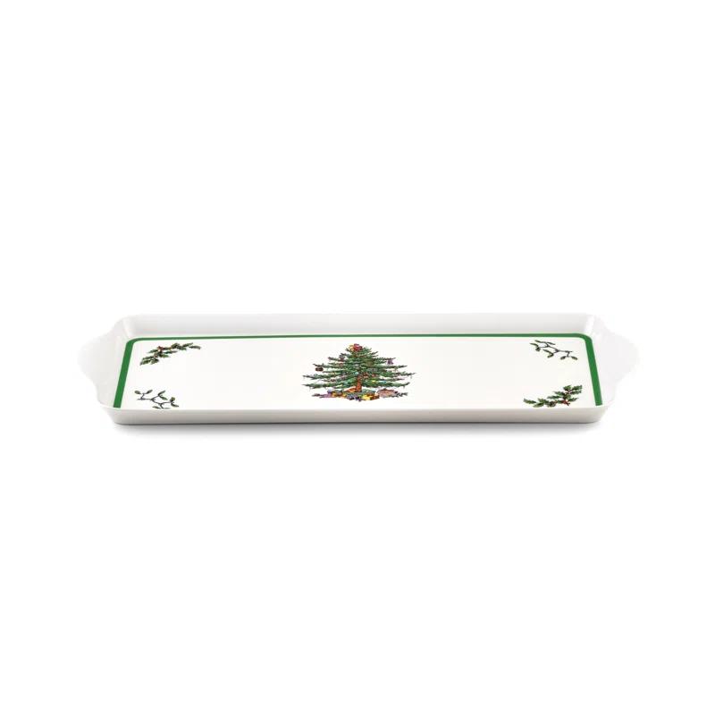 Pimpernel Christmas Tree Melamine Sandwich Tray