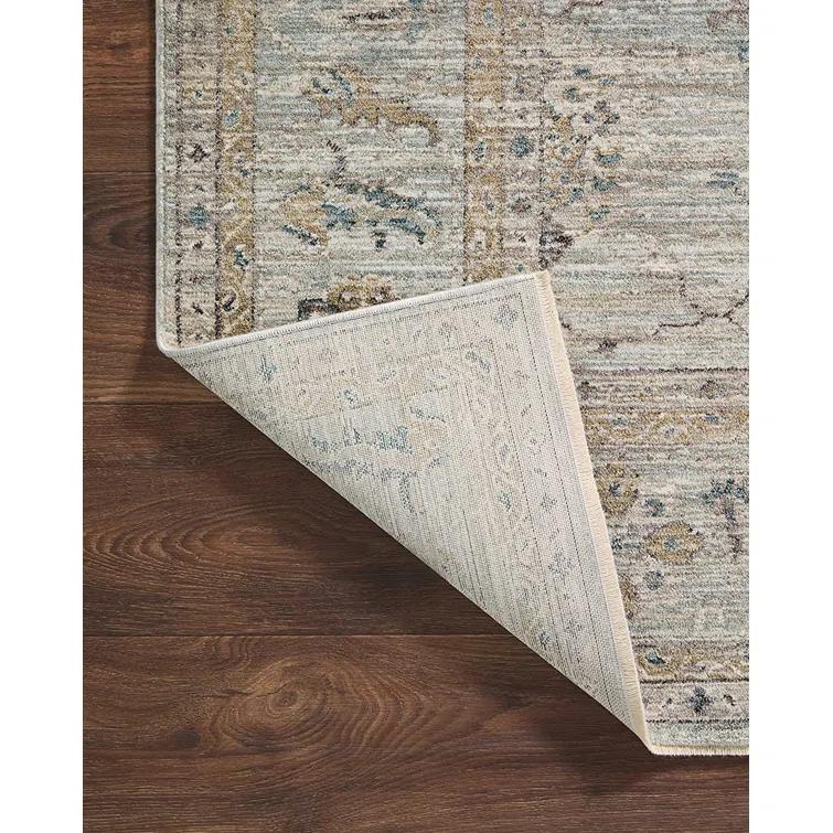Magnolia Home by Joanna Gaines x Loloi Magnolia Home By Joanna Gaines X Loloi Millie Sky / Gold Area Rug