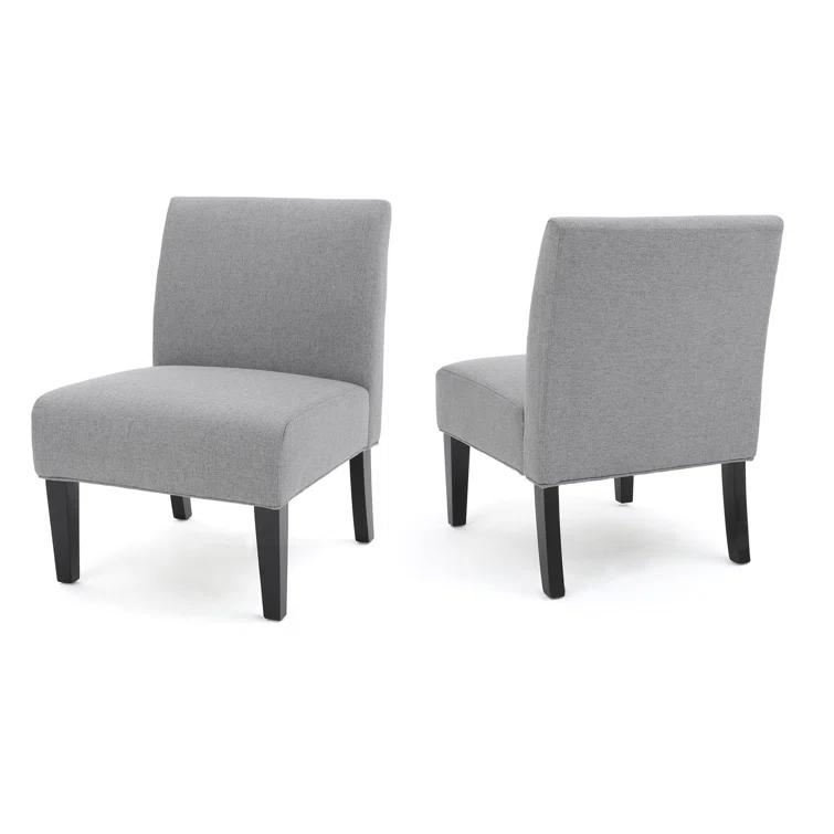 Highland Dunes Yokota Upholstered Slipper Chair (Set of 2)
