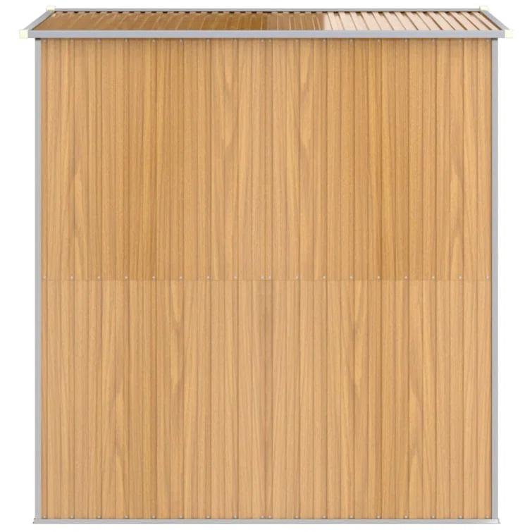 VidaXL 6.3 ft. W x 6.27 ft. D Steel Traditional Storage Shed