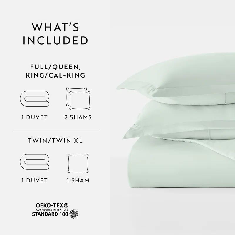 IEnjoy Home Super Soft Double Brushed Duvet Cover Set