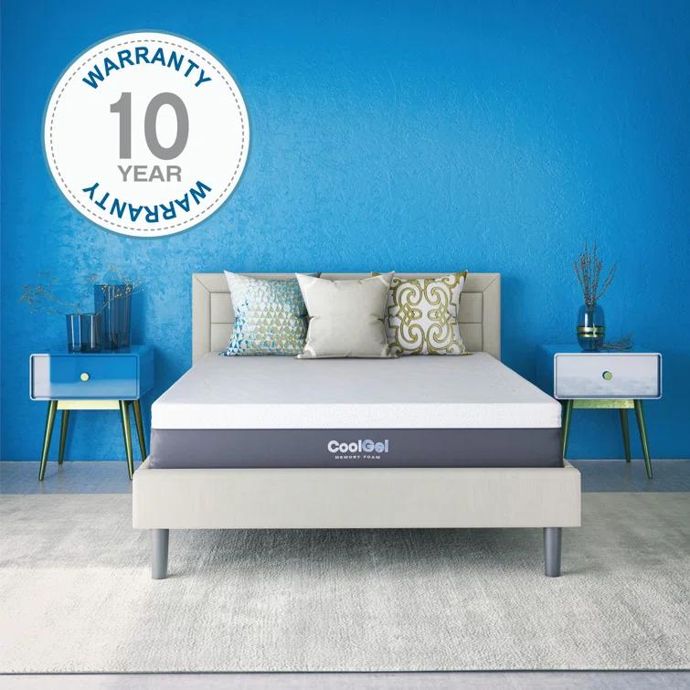 Classic Brands 12" Medium Cool Gel Memory Foam Mattress