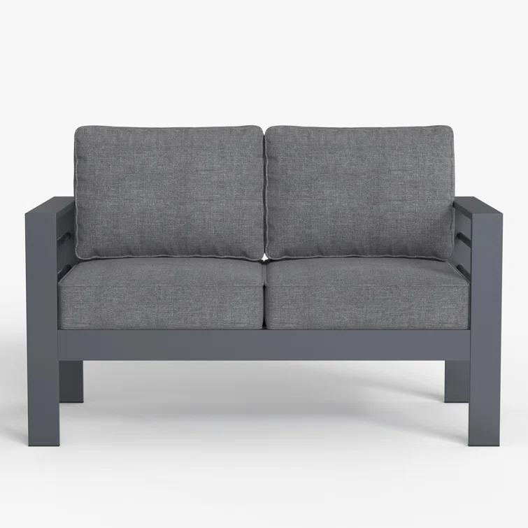 LayinSun Alturas Standalone Product 4 Piece Sofa Seating Group With Cushions